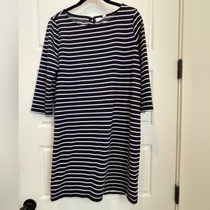 Navy and White Stripe Gap Dress